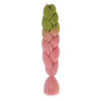 Jumbo Braiding Hair 24inch 100g 2Tone Synthetic Hair Extension Soft Light Yaki High Quality Material Ombre Crochet Braiding Hair