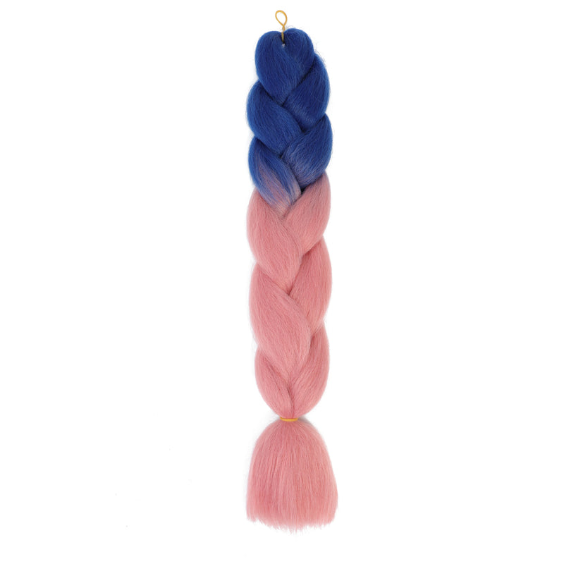 Jumbo Braiding Hair 24inch 100g 2Tone Synthetic Hair Extension Soft Light Yaki High Quality Material Ombre Crochet Braiding Hair