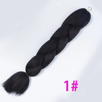 Ombre Synthetic Braiding Hair Extensions Jumbo Braids For Women Braids 24'' 100g Two Tone Ombre Color Pink Black Blue Wholesale