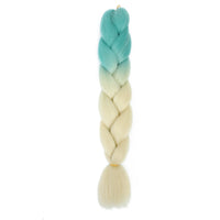 Jumbo Braiding Hair 24inch 100g 2Tone Synthetic Hair Extension Soft Light Yaki High Quality Material Ombre Crochet Braiding Hair