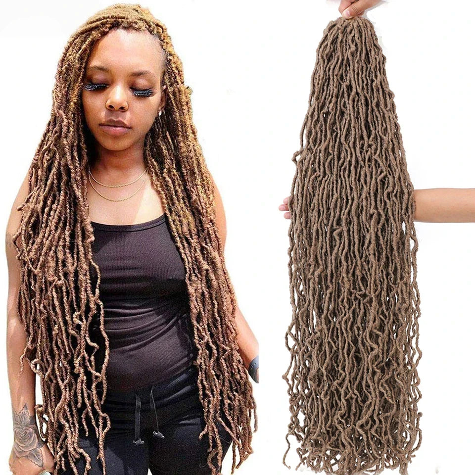 Soft Locs Crochet Hair | Faux Locs Pre-Looped Braids 18–36 Inch