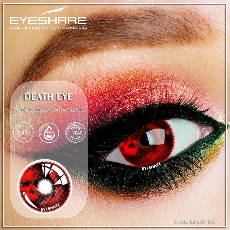 Eyeshare Color Contact Lenses For Eyes Anime Cosplay Colored Contact Lenses Halloween Contact Lens Crazy Lens Eye Beauty Makeup