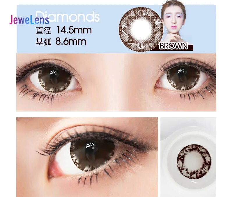 Jewelens Colored Contact Lenses Color lens for Eyes Colorful Cosmetic