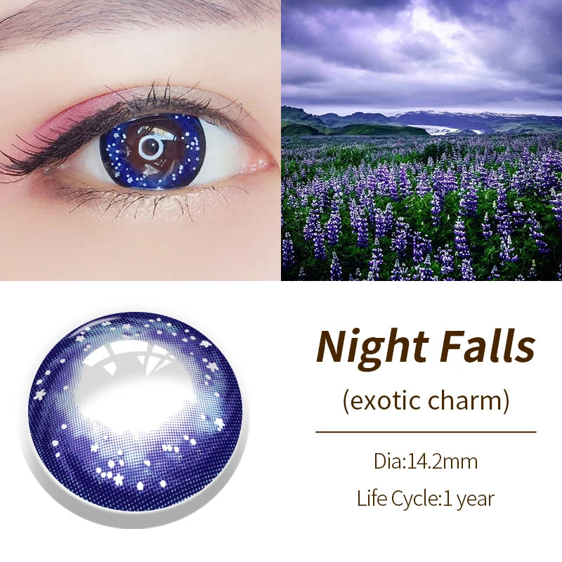 Colored Lenses for Eyes Colorful Contact Lenses Comestic Eye Color Lens