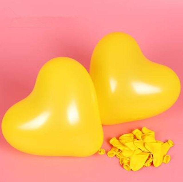 10pcs/lot Red Pink White Heart Latex Helium Balloons Birthday wedding party decoration Supplies Adult Wedding Valentine's Day