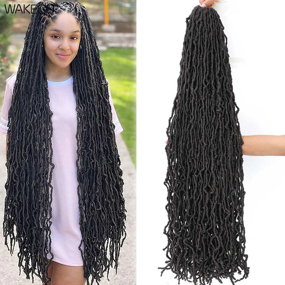 Soft Locs Crochet Hair | Faux Locs Pre-Looped Braids 18–36 Inch
