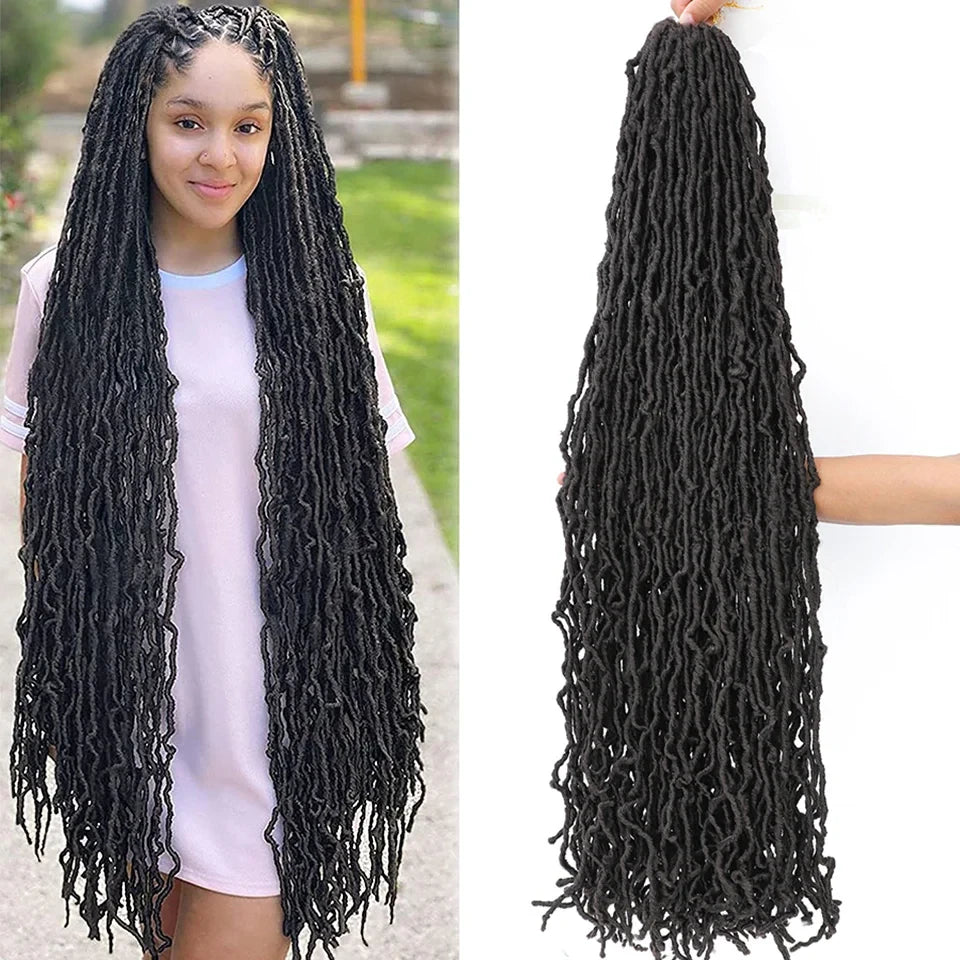 Soft Locs Crochet Hair | Faux Locs Pre-Looped Braids 18–36 Inch