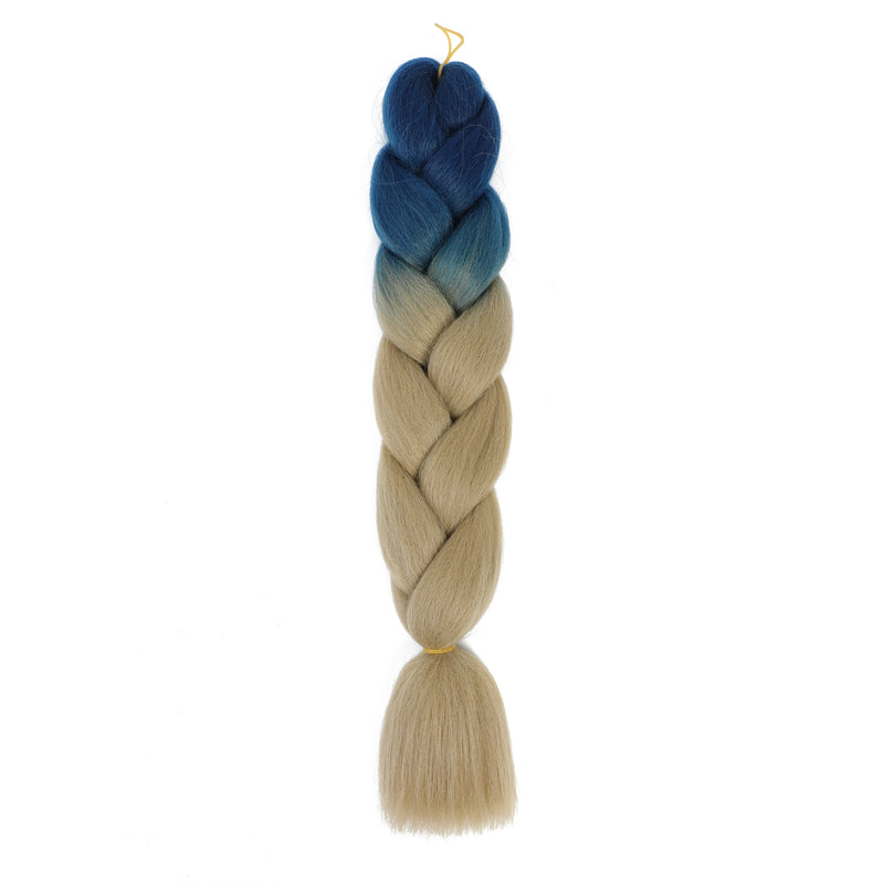 Jumbo Braiding Hair 24inch 100g 2Tone Synthetic Hair Extension Soft Light Yaki High Quality Material Ombre Crochet Braiding Hair