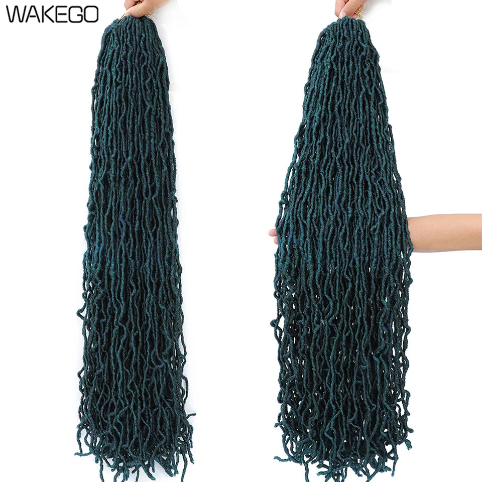 Soft Locs Crochet Hair | Faux Locs Pre-Looped Braids 18–36 Inch