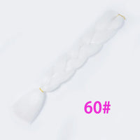 Ombre Synthetic Braiding Hair Extensions Jumbo Braids For Women Braids 24'' 100g Two Tone Ombre Color Pink Black Blue Wholesale