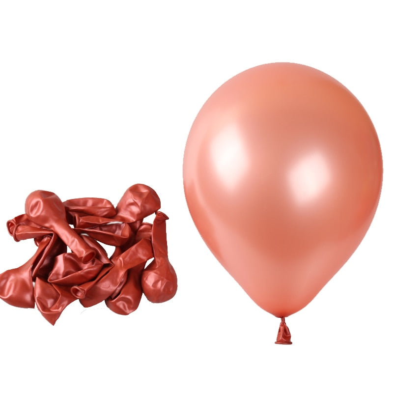10 ピース/ロット赤、ピンク、白ハートラテックスヘリウム風船誕生日ウェディングパーティーの装飾用品大人の結婚式バレンタインデー
