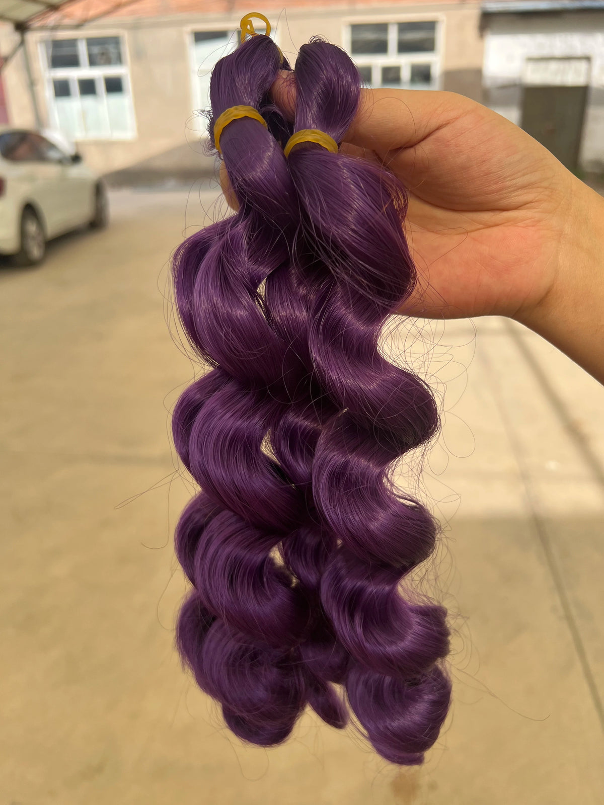 Boho Box Braids Crochet Hair Bob – Black Loose French Curl Synthetic Braids for Women