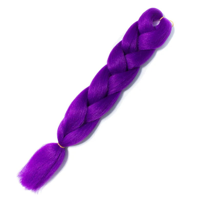 Ombre Synthetic Braiding Hair Extensions Jumbo Braids For Women Braids 24'' 100g Two Tone Ombre Color Pink Black Blue Wholesale