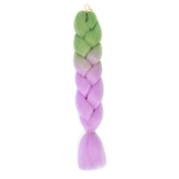 Jumbo Braiding Hair 24inch 100g 2Tone Synthetic Hair Extension Soft Light Yaki High Quality Material Ombre Crochet Braiding Hair