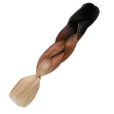 Ombre Synthetic Braiding Hair Extensions Jumbo Braids For Women Braids 24'' 100g Two Tone Ombre Color Pink Black Blue Wholesale