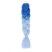 Jumbo Braiding Hair 24inch 100g 2Tone Synthetic Hair Extension Soft Light Yaki High Quality Material Ombre Crochet Braiding Hair