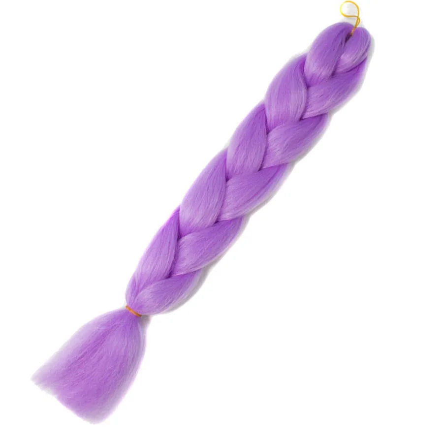Ombre Synthetic Braiding Hair Extensions Jumbo Braids For Women Braids 24'' 100g Two Tone Ombre Color Pink Black Blue Wholesale
