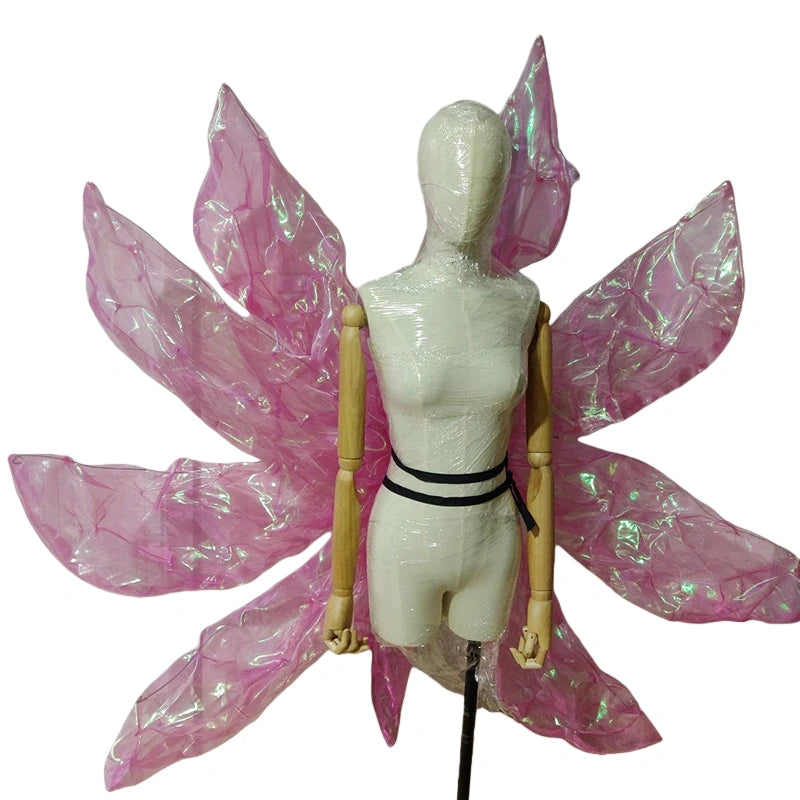 Nine-Tailed Fox Cosplay Tail Set – Blue Purple Light Effect