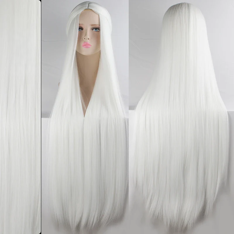 100cm cosplay Long Wig Synthetic Wigs Cosplay Wigs Party Wigs 21 color