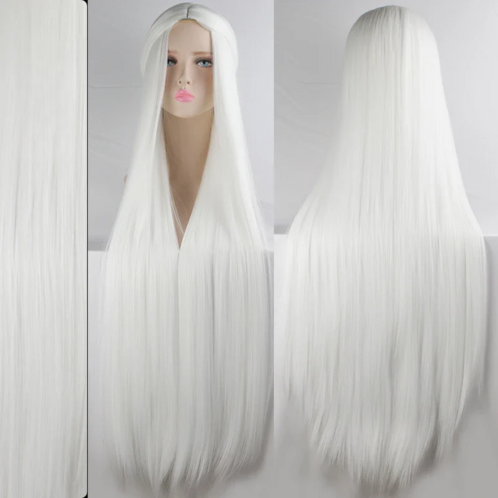 100cm cosplay Long Wig Synthetic Wigs Cosplay Wigs Party Wigs 21 color