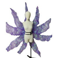 Nine-Tailed Fox Cosplay Tail Set – Blue Purple Light Effect
