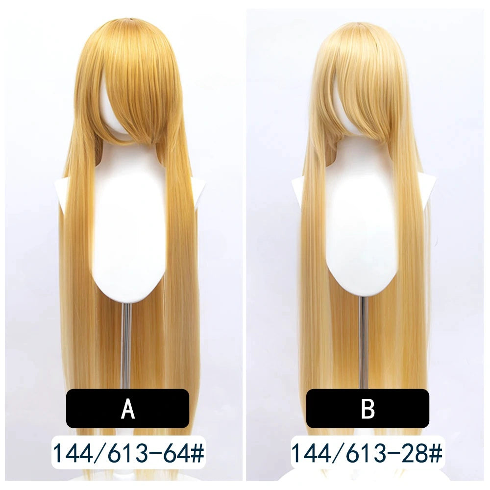 Cosplay Wig Long Fiber synthetic wig Anime Party wigs 44 color 100cm Colourful