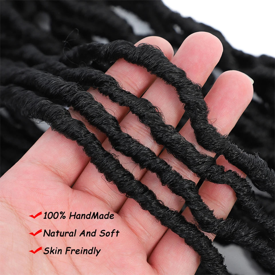 Soft Locs Crochet Hair | Faux Locs Pre-Looped Braids 18–36 Inch