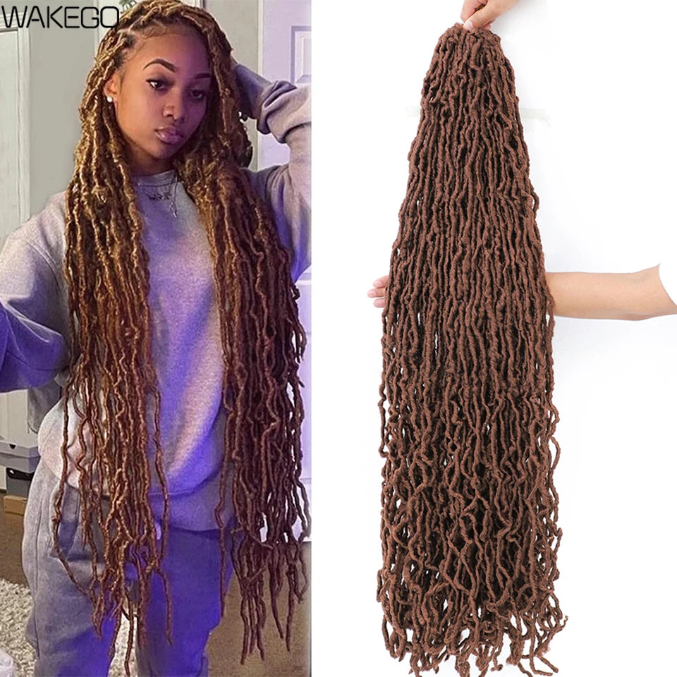 Soft Locs Crochet Hair | Faux Locs Pre-Looped Braids 18–36 Inch