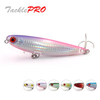 TacklePRO PE12 Topwater Vobler 2022 Fishing Lure wobbler big Minnow 85mm 11.7g Pencil Bait Decoys for Crankbait leure vatalion