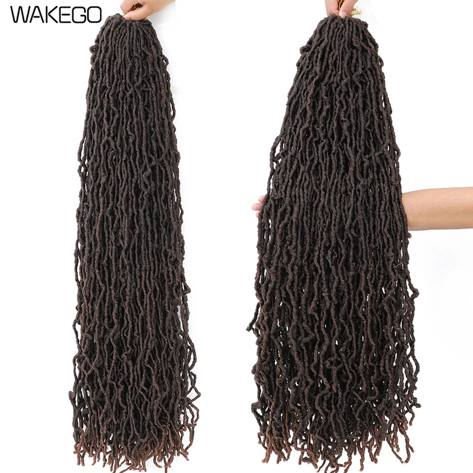 Soft Locs Crochet Hair | Faux Locs Pre-Looped Braids 18–36 Inch