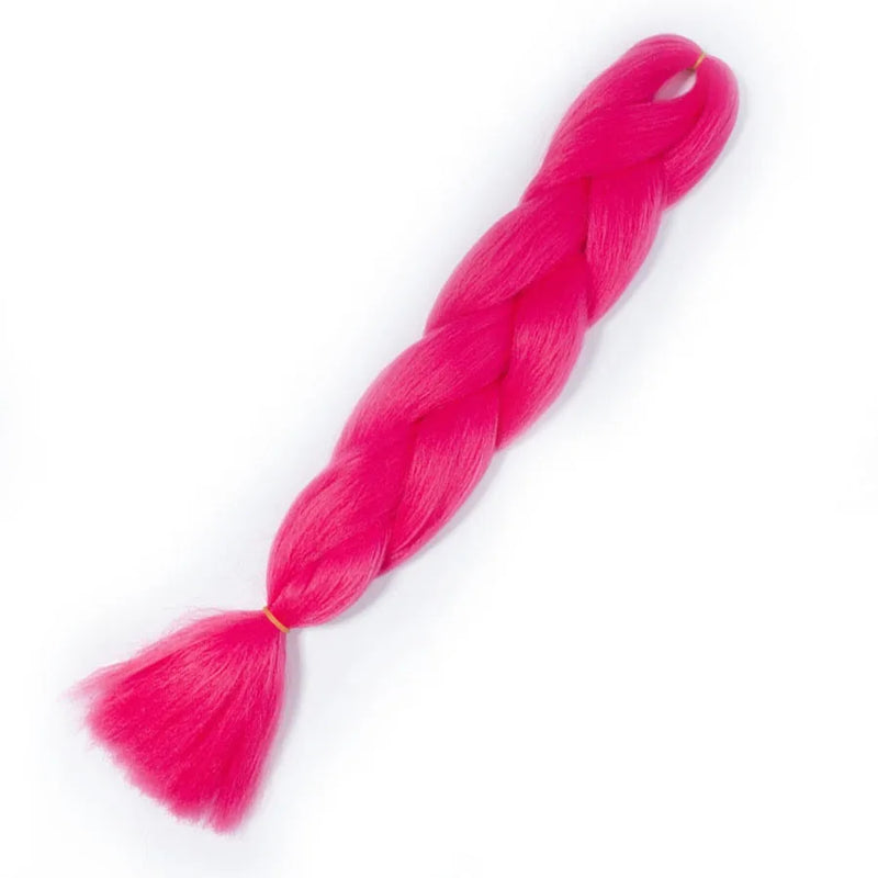Ombre Synthetic Braiding Hair Extensions Jumbo Braids For Women Braids 24'' 100g Two Tone Ombre Color Pink Black Blue Wholesale