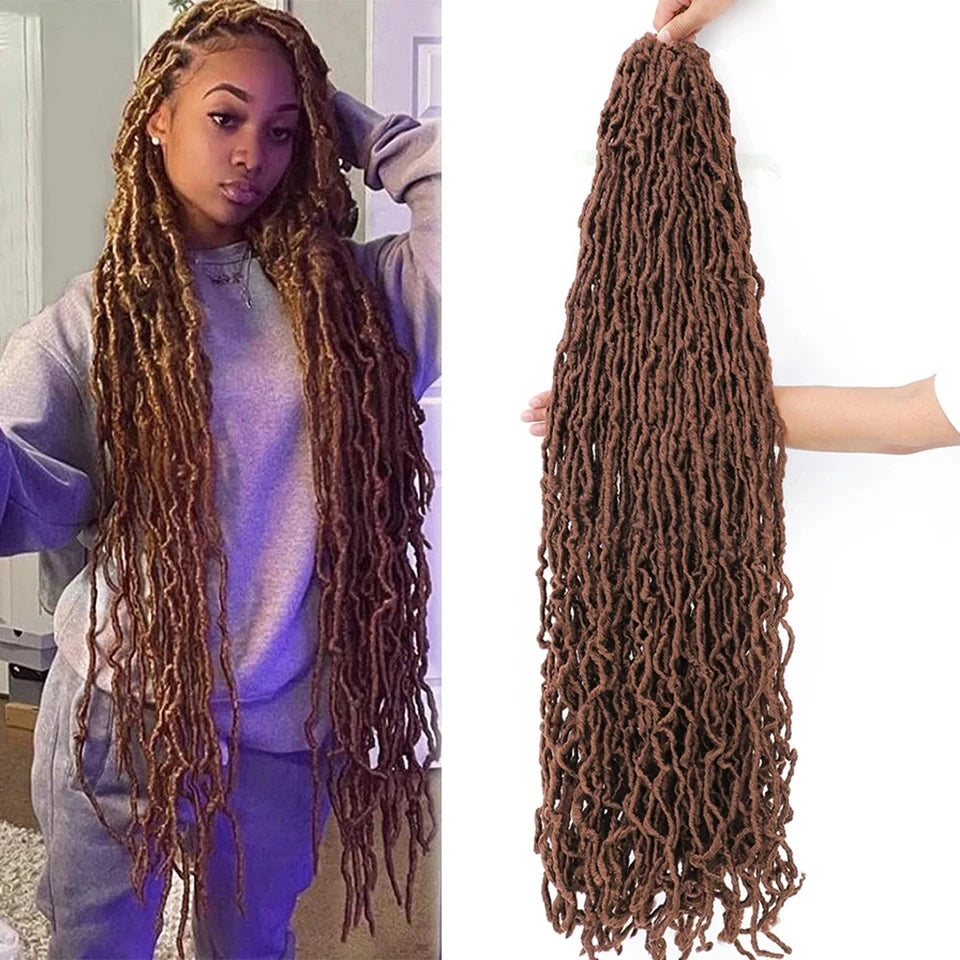 Soft Locs Crochet Hair | Faux Locs Pre-Looped Braids 18–36 Inch