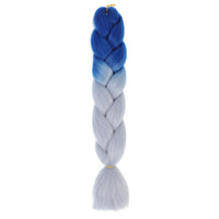 Jumbo Braiding Hair 24inch 100g 2Tone Synthetic Hair Extension Soft Light Yaki High Quality Material Ombre Crochet Braiding Hair