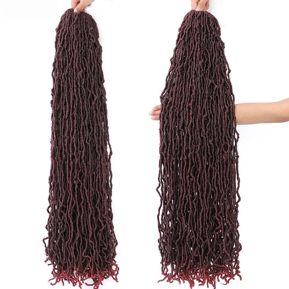 Soft Locs Crochet Hair | Faux Locs Pre-Looped Braids 18–36 Inch