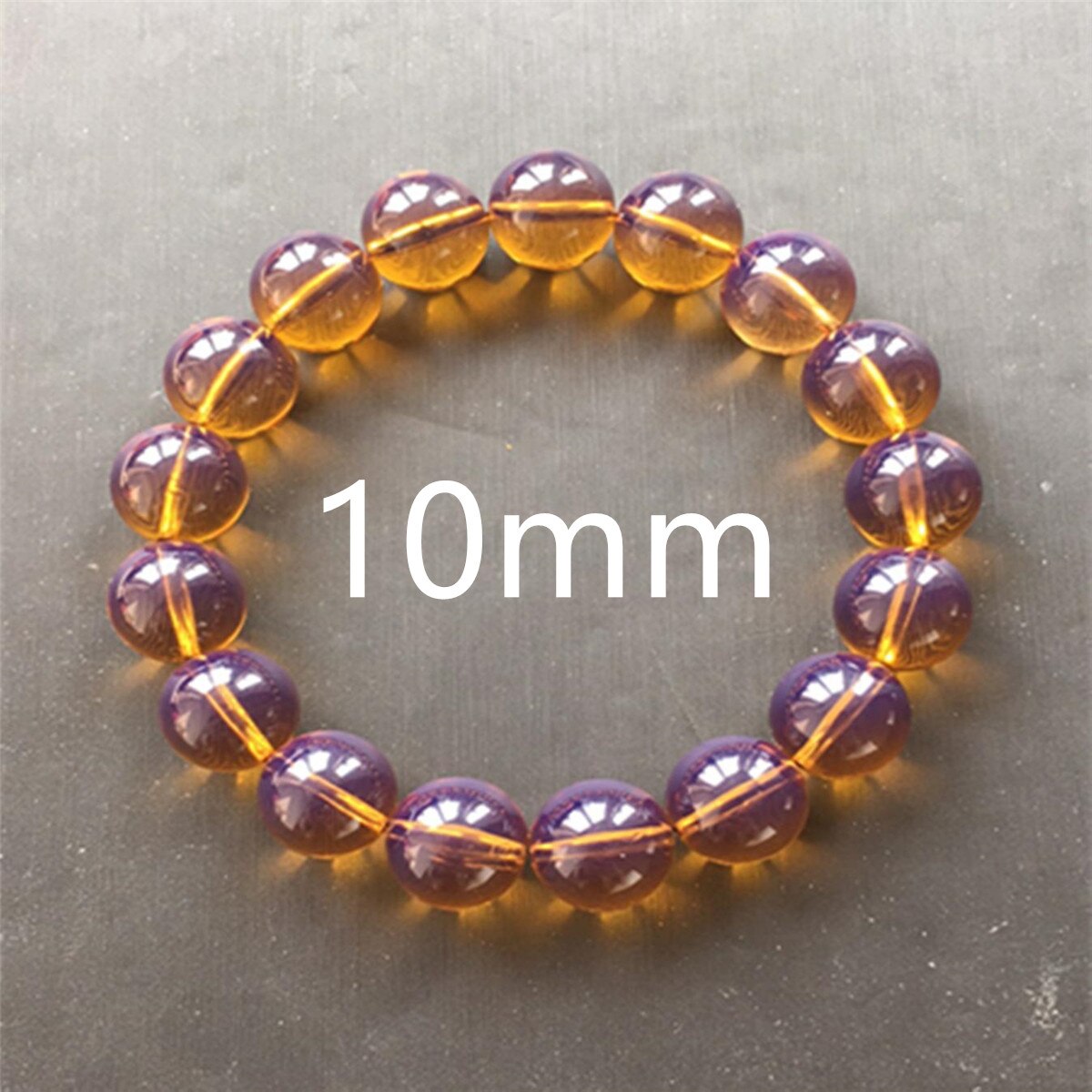 Genuine Natural Yellow Amber Blue Dominican Round Beads Bracelet Women Men Amber Healing 12mm 10mm 8mm Stretch Jewelry AAAAA