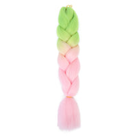 Jumbo Braiding Hair 24inch 100g 2Tone Synthetic Hair Extension Soft Light Yaki High Quality Material Ombre Crochet Braiding Hair