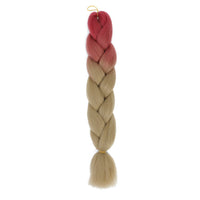 Jumbo Braiding Hair 24inch 100g 2Tone Synthetic Hair Extension Soft Light Yaki High Quality Material Ombre Crochet Braiding Hair