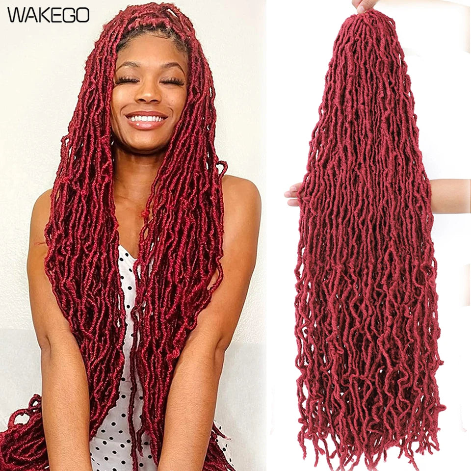 Soft Locs Crochet Hair | Faux Locs Pre-Looped Braids 18–36 Inch