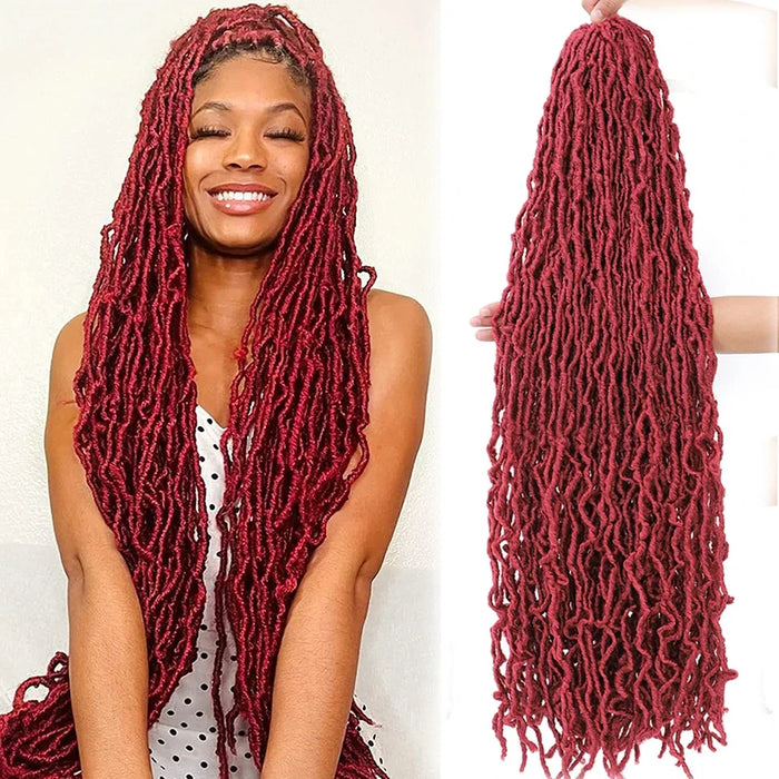 Soft Locs Crochet Hair | Faux Locs Pre-Looped Braids 18–36 Inch
