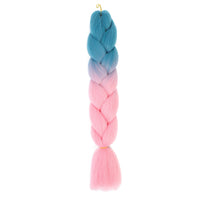 Jumbo Braiding Hair 24inch 100g 2Tone Synthetic Hair Extension Soft Light Yaki High Quality Material Ombre Crochet Braiding Hair