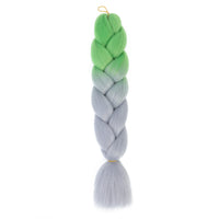 Jumbo Braiding Hair 24inch 100g 2Tone Synthetic Hair Extension Soft Light Yaki High Quality Material Ombre Crochet Braiding Hair
