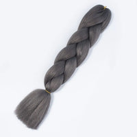 Ombre Synthetic Braiding Hair Extensions Jumbo Braids For Women Braids 24'' 100g Two Tone Ombre Color Pink Black Blue Wholesale
