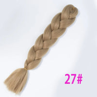 Ombre Synthetic Braiding Hair Extensions Jumbo Braids For Women Braids 24'' 100g Two Tone Ombre Color Pink Black Blue Wholesale
