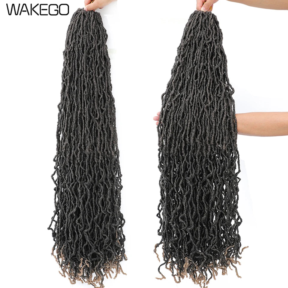Soft Locs Crochet Hair | Faux Locs Pre-Looped Braids 18–36 Inch