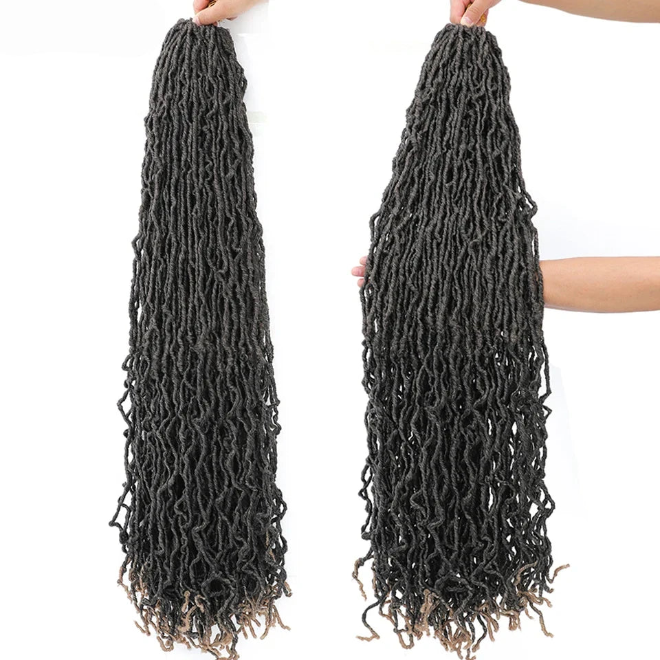 Soft Locs Crochet Hair | Faux Locs Pre-Looped Braids 18–36 Inch