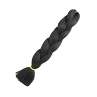 1 Piece 24 Inch Jumbo Braid Ombre Synthetic Braiding Hair Extensions for Women – Soft 1-Strand Jumbo Braid for DIY Box Braids