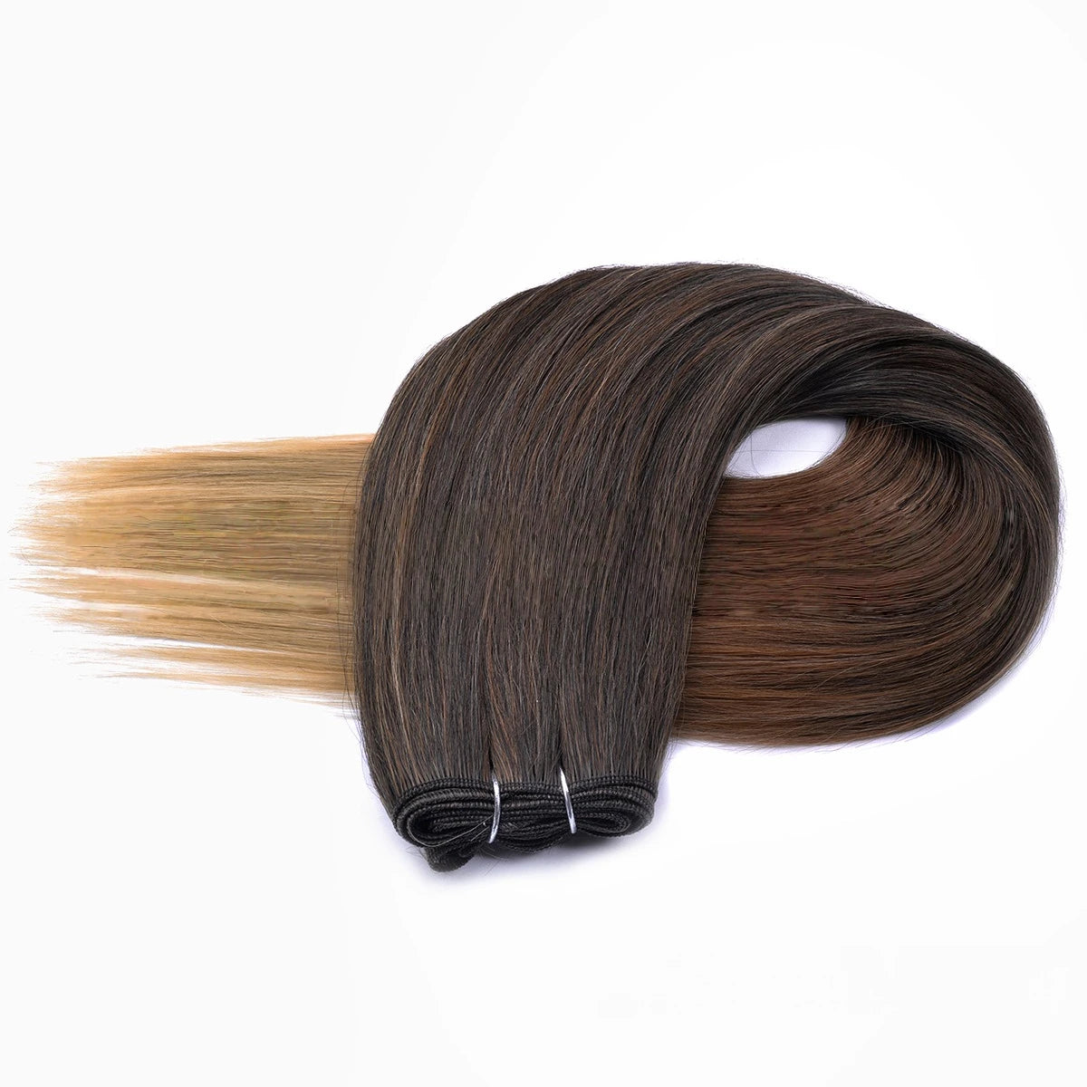 Silky Straight Hair Extensions – Soft, Natural Human Hair-Like Fiber (26” / 30”)