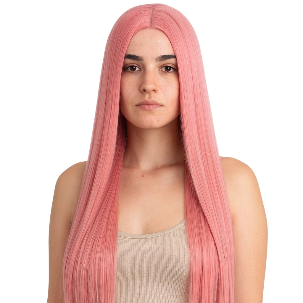 100cm Lightweight Cosplay Wig – 280g Heat-Resistant Fiber, 24 Colors