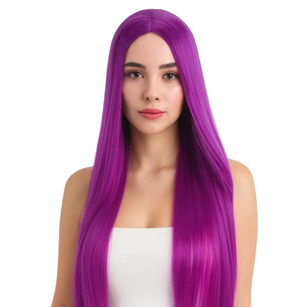 100cm Lightweight Cosplay Wig – 280g Heat-Resistant Fiber, 24 Colors