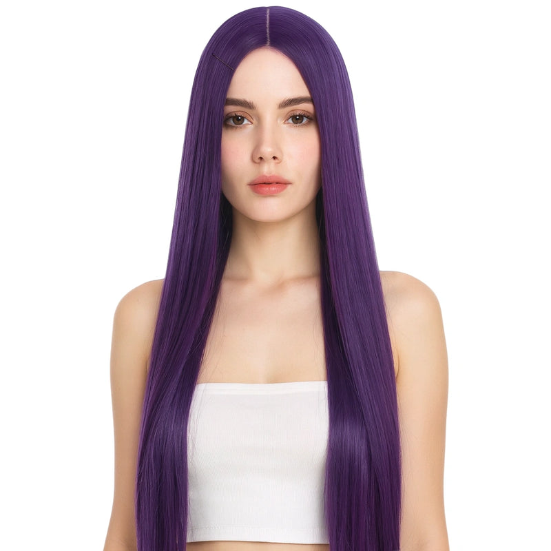 100cm Lightweight Cosplay Wig – 280g Heat-Resistant Fiber, 24 Colors